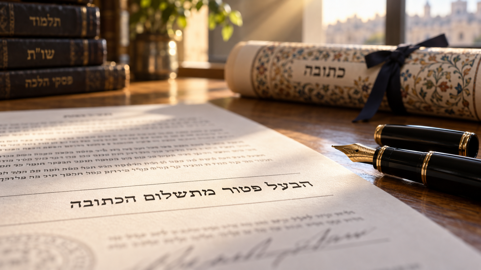 פטור מכתובה: עילות הלכתיות לשלילת כתובה בבית הדין הרבני